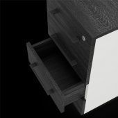 Тумба приставная TS4-40/70 white/wood