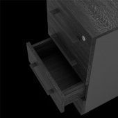 Тумба приставная TS4-40/50 black/wood
