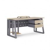 Стол офисный TS2-80/80 graphite/natural