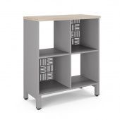 Стеллажная система SQ-2Х2 aluminum/natural