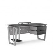 Стол офисный TB-100/70 aluminum/wood