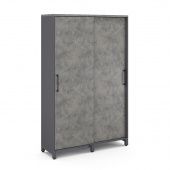 Гардероб-купе HG-120/40/M graphite/chicago