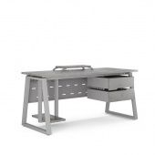 Стол офисный TR-80/70 aluminum/chicago