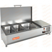 Витрина HICOLD VRTU 1000 (1000х358х279мм, 0,28кВт, 220В,+2...+7 °С)