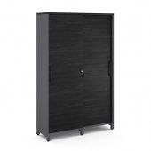 Гардероб-купе HG-120/40/M graphite/wood