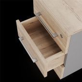 Тумба приставная TS3-40/60 aluminum/natural