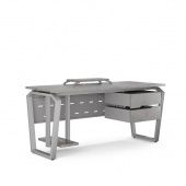 Стол офисный TB-180/70 aluminum/chicago