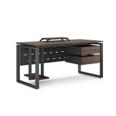 Стол компьютерный KO1-120/70 black/charlston