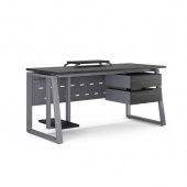 Стол офисный TS1-140/70 graphite/wood