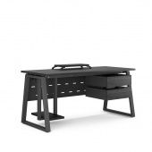 Стол компьютерный KTR-100/70 black/wood