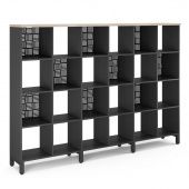 Стеллажная система SQ-4X6 black/natural