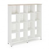 Стеллажная система SQ-4X4 white/natural