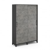 Гардероб-купе HG-120/40/M black/chicago