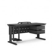 Стол компьютерный KL2-180/80 black/wood