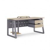 Стол офисный TS1-80/60 graphite/natural