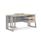 Стол офисный TS2-180/60 aluminum/natural