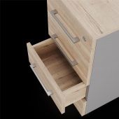 Тумба приставная TS4-40/50 aluminum/natural