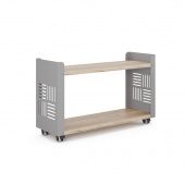 Стеллаж мобильный SМ2-90/30 aluminum/natural